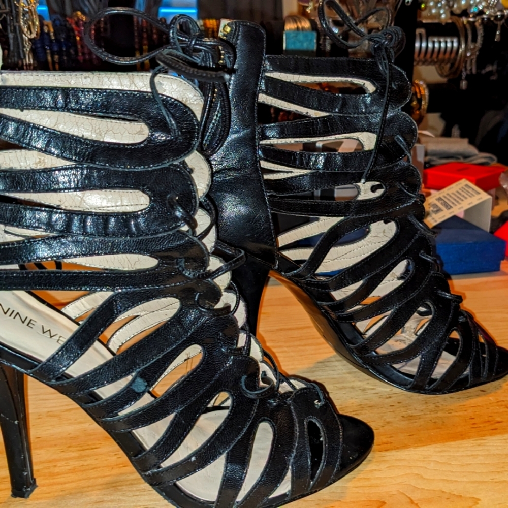 Nine West leather gladiator Sandals